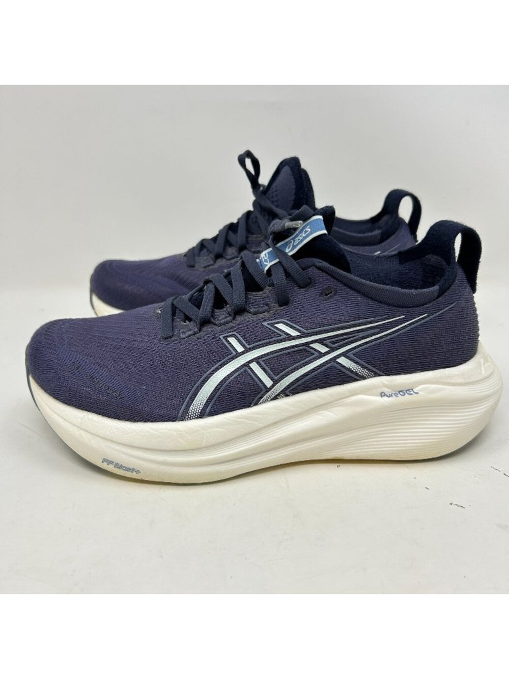 ASICS Gel Nimbus 27 Women’s Size 7 Blue Running Shoes 1012B753 PureGEL